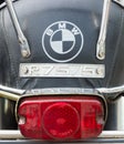 The rear brake lights motorcycle BMW R75/5 Royalty Free Stock Photo