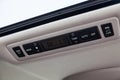 rear climate control panel on the ceiling for passengers Royalty Free Stock Photo