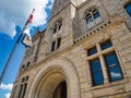 Rear of the courthouse in Parkersburg WV Wood county USA Royalty Free Stock Photo