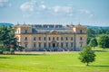 Rear of Croome Court in summer, Worcestershire, England. Royalty Free Stock Photo