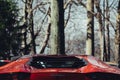 Rear engine bay Aventador