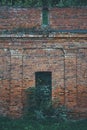 The rear entrance to the brick stable. 19th century buildings