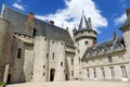 Rear facade of the castle of Sully-sur-Loire