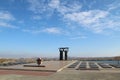 The Rear-front Memorial in Magnitogorsk city, Russia Royalty Free Stock Photo