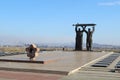 The Rear-front Memorial in Magnitogorsk city, Russia Royalty Free Stock Photo