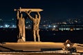 Rear-front Memorial in Magnitogorsk Royalty Free Stock Photo