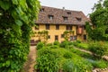 Rear garden view of the house where the famous composer and musician J.S. Bach was born in March 31, 1685