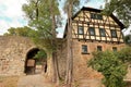 Rear gate to the castle, castle in Amt Creuzburg, thuringia Royalty Free Stock Photo