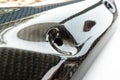 Rear hugger of motorcycle part made by carbon fiber