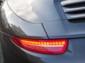 Rear lamp of a German sports car