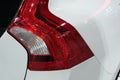 Rear light of a modern hatchback detail car Royalty Free Stock Photo