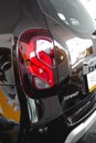 Rear light of a Renault car in a car dealership