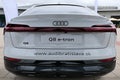 Rear part of modern german battery electric mid-size luxury crossover car Audi Q8 e-tron