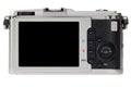 Rear perspective of digital camera with LCD screen Royalty Free Stock Photo