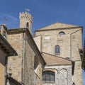 rear side of Priori Palace, Volterra, Italy