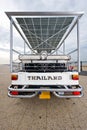 Rear of a solar powered tuc tuc Royalty Free Stock Photo