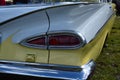 Rear taillight from a classic American car. Royalty Free Stock Photo