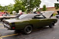 Rear Three Quarter View 1969 Dodge Charger RT in Green