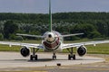 Rear view of Airbus 320 Royalty Free Stock Photo