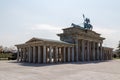 Rear view of the Brandenburg Gate