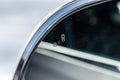 Rear view car mirror with collision avoidance system.