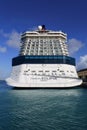 Docked Celebrity Eclipse Rear View Royalty Free Stock Photo