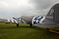 Rear view of Dakota C47 Bomber,at Lincolnshire air show.