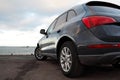 Rear view of a luxury SUV Royalty Free Stock Photo