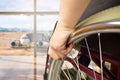 Wheelchair man at airport