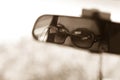 Rear View Mirror Royalty Free Stock Photo