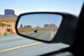 Rear view of Monument Valley Royalty Free Stock Photo