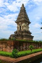 rear view, one of the temples in East Java, Indonesia..jawi temple