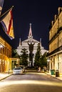 Rear view of the Saint Louis Cathedral in New Orleans, Louisiana, United States Royalty Free Stock Photo