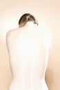 Rear View Of Standing Naked Woman Royalty Free Stock Photo