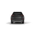 Rear view strong 4x4 suv isolated. 3D illustration Royalty Free Stock Photo