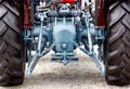 Rear view of tractor