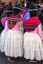 Mallasa La Paz Bolivia - 2 February 2014 : Traditionally dressed