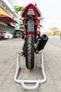 Rear wheel of motorcycle