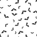 Rearmouse Halloween pattern seamless Royalty Free Stock Photo