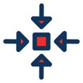 Rearrange, reorganisation Isolated Vector Icon which can be easily modified or edited