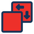 Rearrange, reorganisation Isolated Vector Icon which can be easily modified or edited