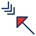 Rearrange, reorganisation Vector Icon which can be easily modified or edited