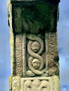 The Cross of the Scriptures, Clonmacnoise, Co. Offaly Royalty Free Stock Photo