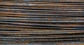 Rebar placed overlapping Royalty Free Stock Photo