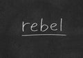 Rebel Royalty Free Stock Photo