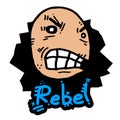 Rebel puppet Royalty Free Stock Photo