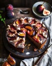 Rebel recipes plum fig and almond cake