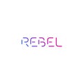 Rebel vector logo design