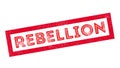 Rebellion rubber stamp Royalty Free Stock Photo