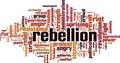 Rebellion word cloud